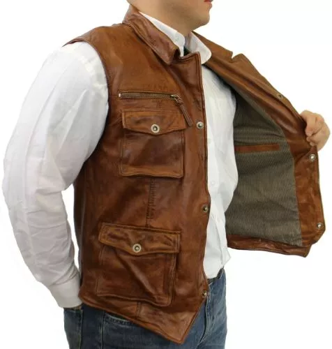 Ricano SK Vest Cognac