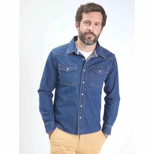 Jeanshemd Daytona 73 Patroller Blue Stone