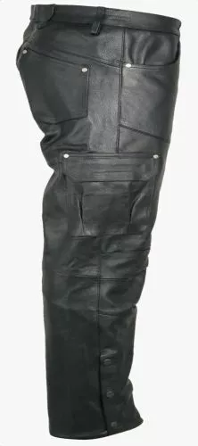 Lederhose Fuente deluxe Cargo schwarz