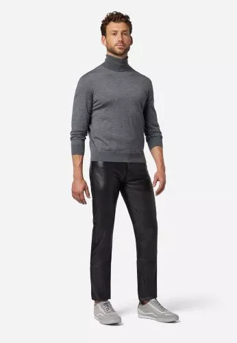 Ricano 501 Lederjeans schwarz