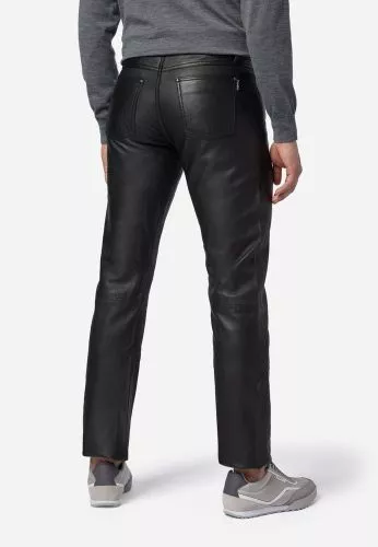 Ricano 501 Lederjeans schwarz