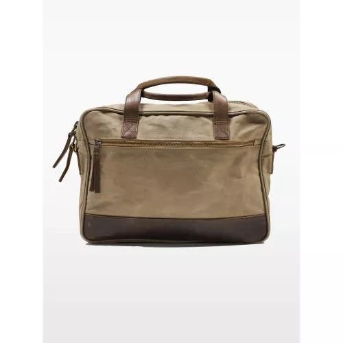 Businesstasche Daytona 73 Princeton Canvas Cognac