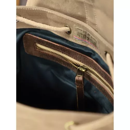 Backpack Daytona 73 Air Canvas Buffalo cognac