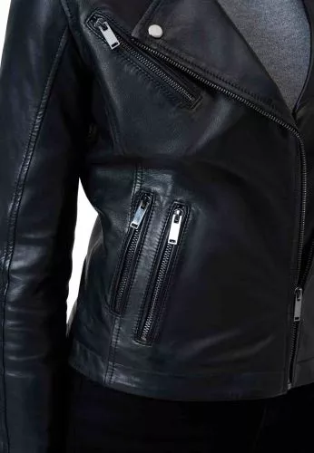 Lederjacke Ricano Leandra schwarz