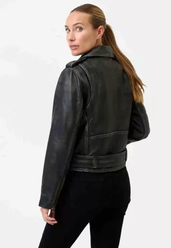 Lederjacke Ricano Louna schwarz
