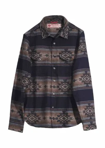 Iron & Resin Klamath Shirt blau