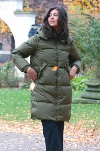 Daunenmantel Levinsky Heather oliv
