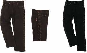 Lederhose Fuente deluxe Nubukleder braun