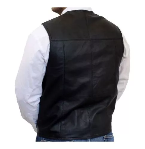 Lederweste Ricano 321 schwarz