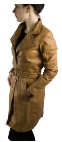 Ledermantel Ricano Lena Cognac
