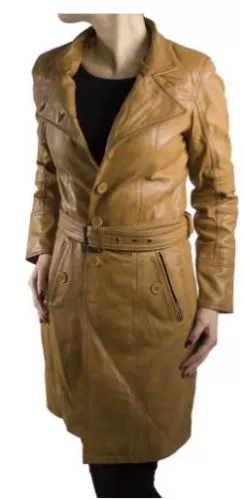 Ledermantel Ricano Lena Cognac