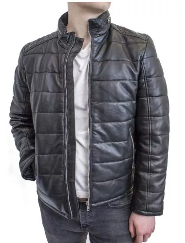 Lederjacke Ricano Warmer schwarz