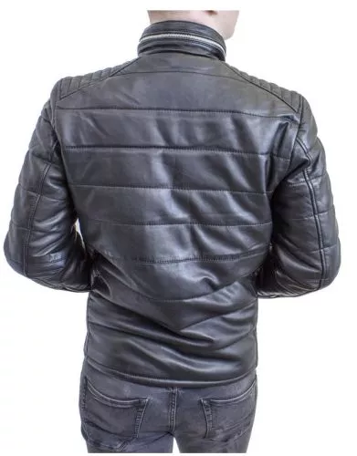 Lederjacke Ricano Warmer schwarz