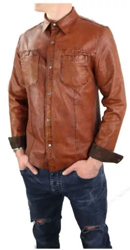 Ricano Reverse Shirt Cognac-braun