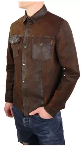 Ricano Reverse Shirt Cognac-braun