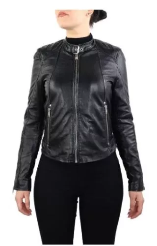 Lederjacke Ricano Linda schwarz