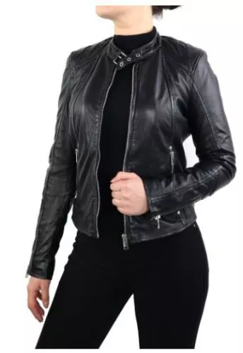 Lederjacke Ricano Linda schwarz