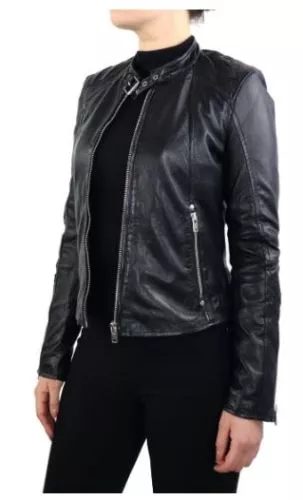 Lederjacke Ricano Linda schwarz