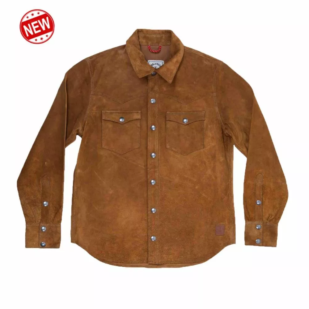 Iron & Resin Fence Shirt Cognac-braun