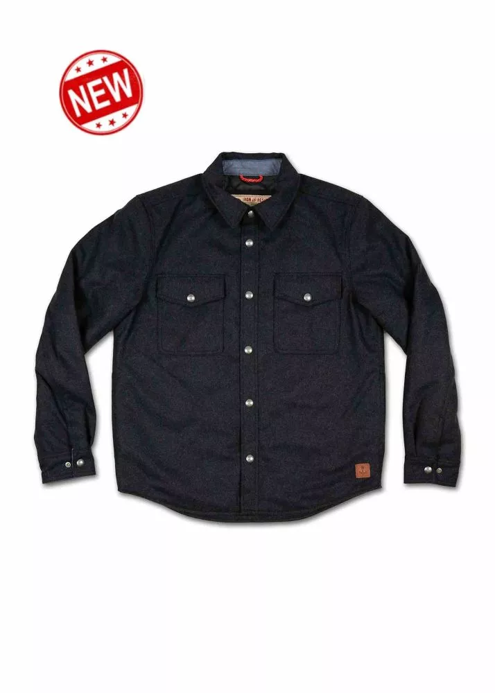 Iron & Resin Peak Wool Jacket schwarz