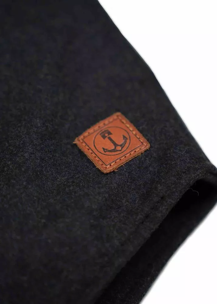 Iron & Resin Peak Wool Jacket schwarz