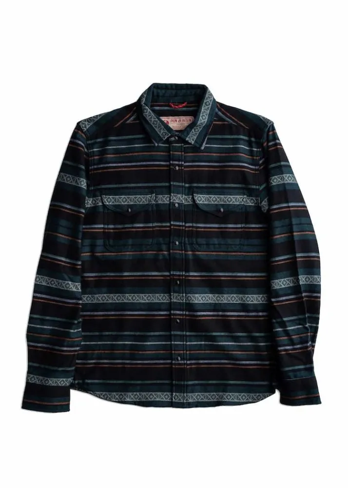 Iron & Resin Flatland Shirt schwarz